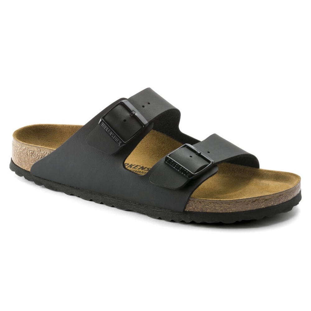Birkenstock Arizona | Black oiled unbuckle leather | Women's Size 38 Narrow